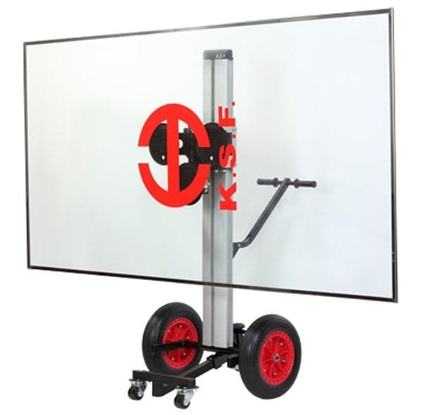 Glass Trolley GT1 — Manual glass lifter, trolley & transporter — 400 lb, vacuum suction with patented winch