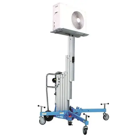 Super Lifter CA400 — Electric overhead lift — 330 lb platform / 264 lb glass cradle, 13 ft reach, variable speed